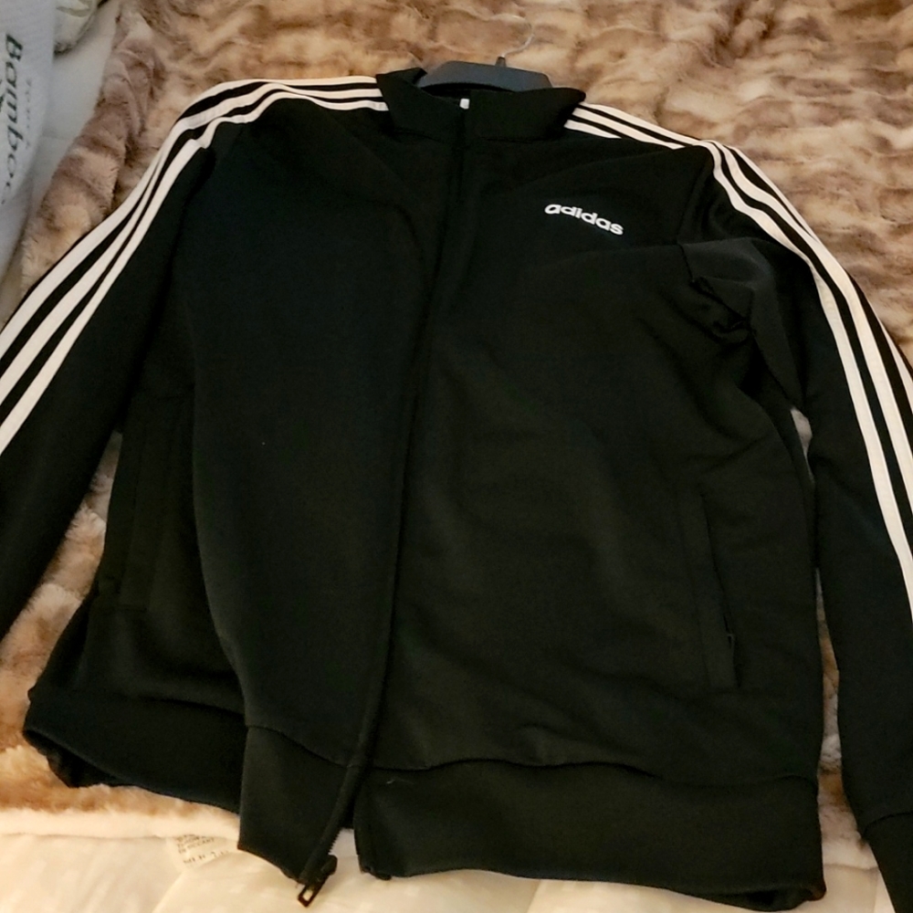 LG zip up adidas jacket Mens